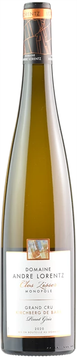 Front Domaine André Lorentz Alsace Pinot Gris Grand Cru Kirchberg de Barr Clos Zisser 2020