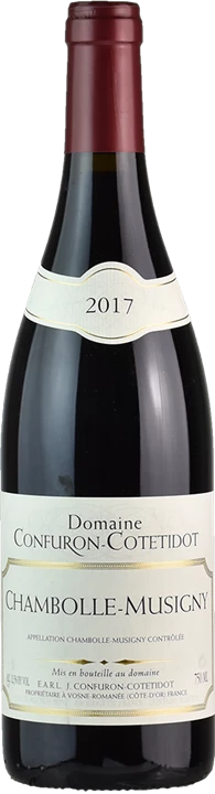 Front Domaine Confuron Cotetidot Chambolle Musigny 2017