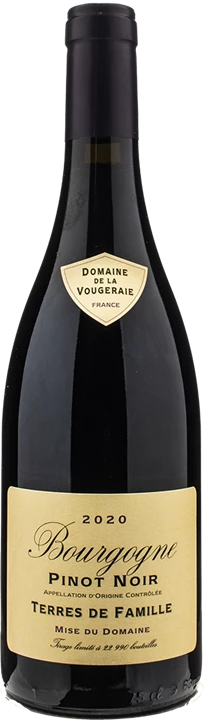 Vorderseite Domaine De La Vougeraie Bourgogne Pinot Noir Terres de Famille 2020