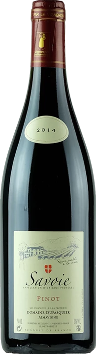 Front Domaine Dupasquier Savoie Pinot Noir 2014