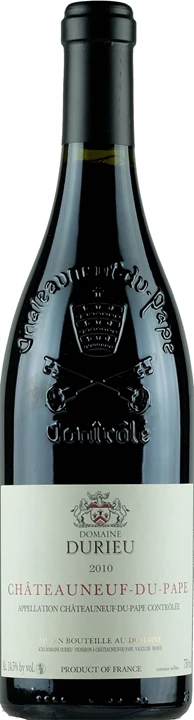 Vorderseite Domaine Durieu Cuvee Traditionnelle Chateauneuf du Pape Rouge 2010