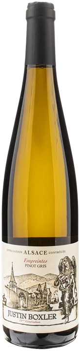 Front Domaine Justin Boxler Alsace Pinot Gris Empreintes 2022