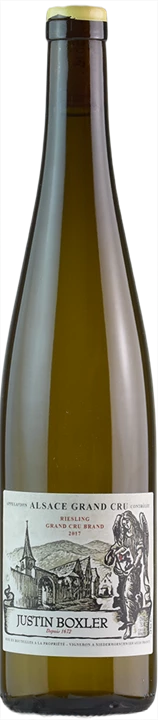 Front Domaine Justin Boxler Riesling Grand Cru Brand 2017
