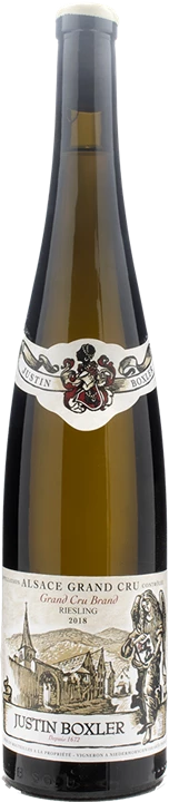 Front Domaine Justin Boxler Riesling Grand Cru Brand 2018