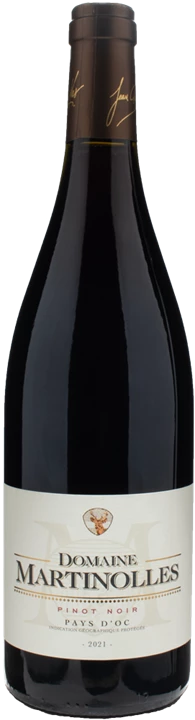 Front Domaine Martinolles Vin De Pays d'Oc Pinot Noir 2021