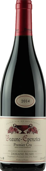 Front Domaine Mussy Cote de Beaune 1er cru Epenotes 2014