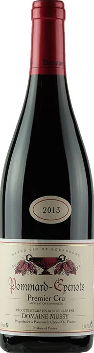 Fronte Domaine Mussy Pommard 1er Cru Epenotes 2013