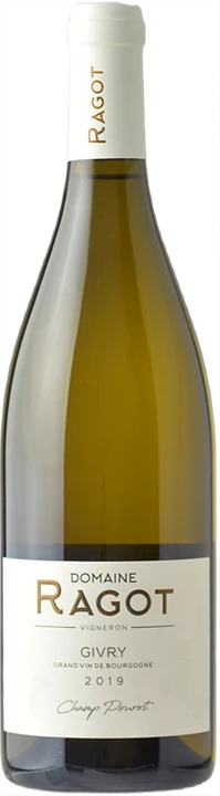 Vorderseite Domaine Ragot Bourgogne Givry Blanc Champ Poutot 2019