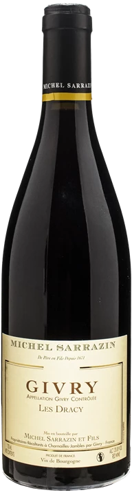 Front Domaine Sarrazin Givry Rouge Les Dracy 2021