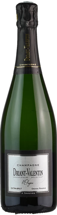 Vorderseite Driant Valentin Champagne Grande Reserve l'Origine Extra Brut