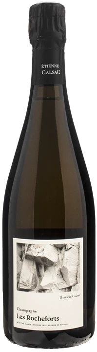 Vorderseite Etienne Calsac Champagne 1er Cru Blanc de Blancs Les Rocheforts Extra Brut
