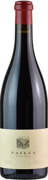 Front Failla Wines Hirsch Vineyard Sonoma Coast Pinot Noir 2015