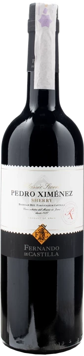 Fronte Fernando de Castilla Sherry PX Pedro Ximenez