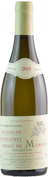 Fronte Fleurot-Larose Chassagne-Montrachet Blanc 1er Cru Abbaye de Morgeot 2019