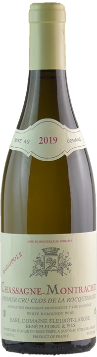 Fronte Fleurot-Larose Chassagne-Montrachet Blanc 1er Cru Clos de la Roquemaure 2019