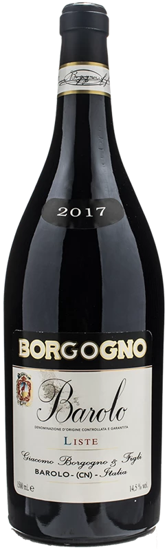 Front Giacomo Borgogno Barolo Liste Magnum 2017