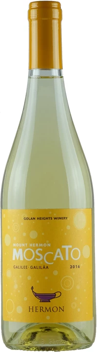 Fronte Golan Heights Winery Yarden Mt. Hermon Moscato 2016