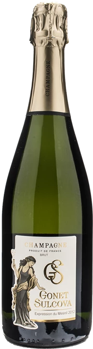 Vorderseite Gonet Sulcova Champagne Expression Du Mesnil Grand Cru Blanc de Blancs Brut 2012