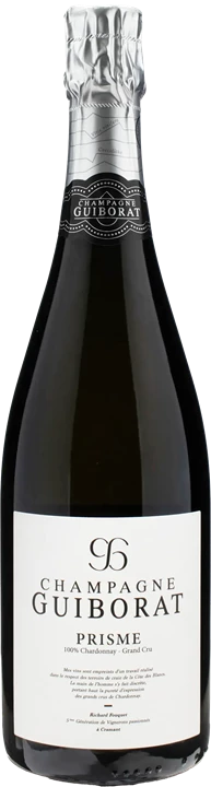 Vorderseite Guiborat Champagne Grand Cru Blanc de Blancs Prisme 2018 Extra Brut