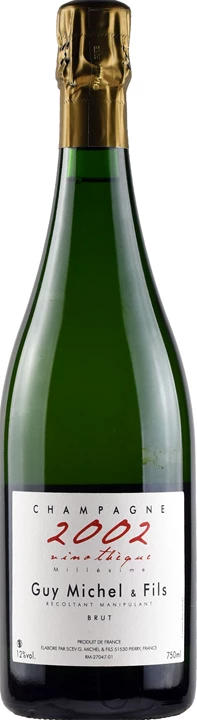 Vorderseite Guy Michel Champagne Millesimé Brut 2002