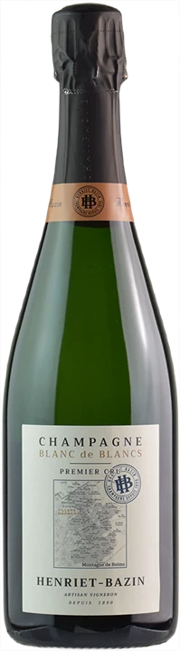 Front Henriet Bazin Champagne 1er Cru Blanc de Blancs Extra Brut