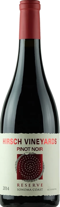 Vorderseite Hirsch Vineyards Pinot Noir Reserve 2014