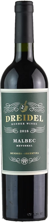Vorderseite Huentala Wines Dreidel-Kosher Mevushal 2018