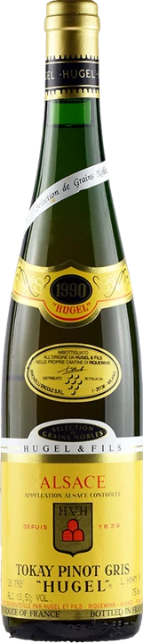 Vorderseite Hugel Selection de Grains Noble Pinot Gris 1990