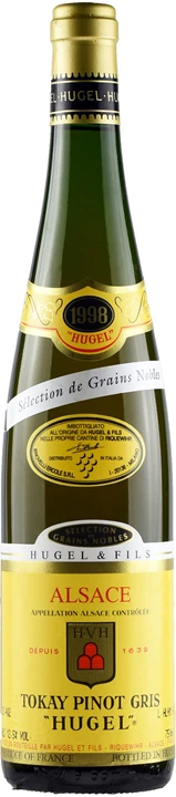 Vorderseite Hugel Selection de Grains Noble Pinot Gris 1998