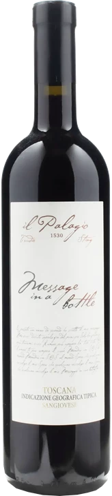 Front Il Palagio Message in a Bottle Toscana Sangiovese 2022