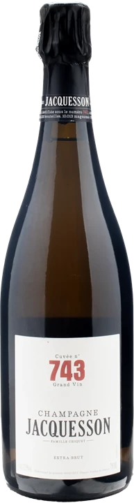 Front Jacquesson Champagne Extra Brut Cuvée n 743