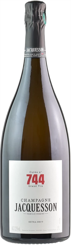 Vorderseite Jacquesson Champagne Extra Brut Cuvèe n 744 Magnum