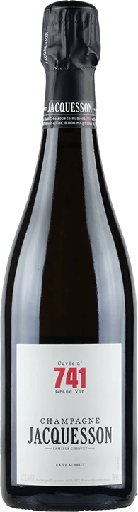 Front Jacquesson Champagne Extra Brut Cuvee n.741