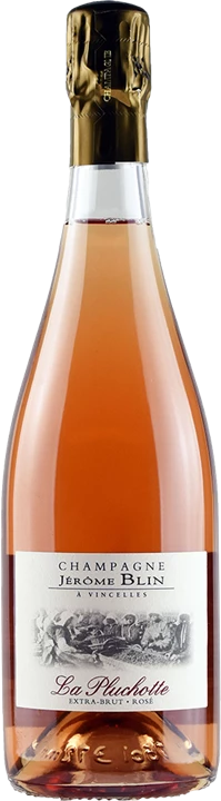 Front Jerome Blin Champagne La Pluchotte Extra Brut Rosé