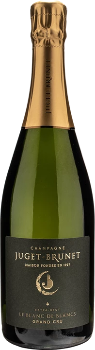 Vorderseite Juget Brunet Champagne Grand Cru Blanc de Blancs Extra Brut