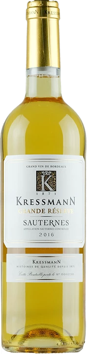 Vorderseite Kressmann Sauternes Grande Réserve 2016