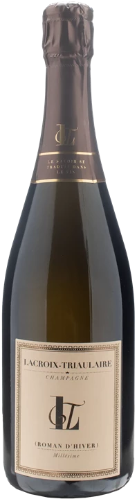 Fronte Lacroix Triaulaire Champagne Roman d'Hiver Millesime Extra Brut 2017