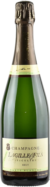 Vorderseite Lagille & Fils Champagne Carte Blanche Brut
