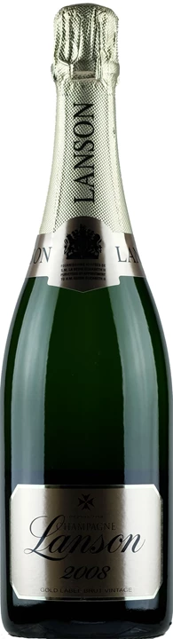 Vorderseite Lanson Champagne Gold Label Vintage 2008