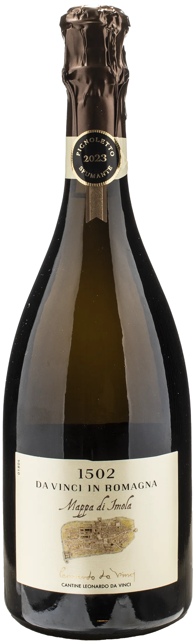 Leonardo da Vinci 1502 Mappa di Imola Pignoletto Spumante Brut