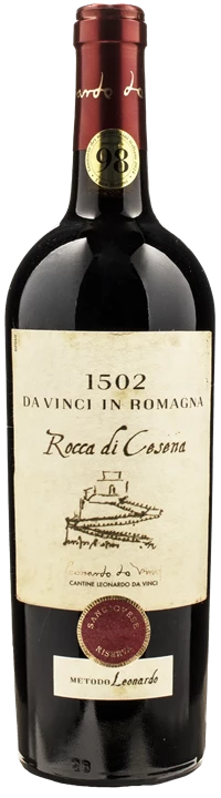 Front Leonardo da Vinci 1502 Sangiovese Superiore Rocca di Cesena Riserva 2020