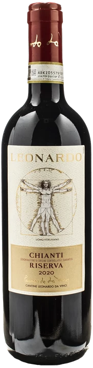 Fronte Leonardo da Vinci Vitruviano Chianti Riserva 2020