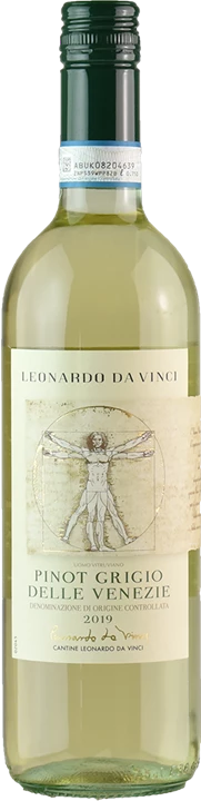 Fronte Leonardo da Vinci Vitruviano Pinot Grigio delle Venezie 2019