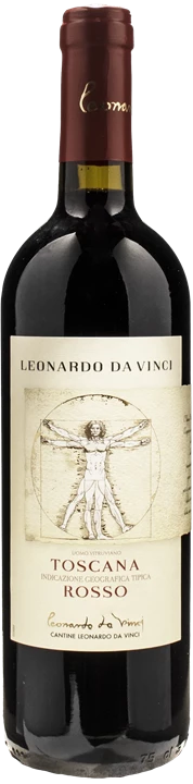 Fronte Leonardo da Vinci Vitruviano Toscana Rosso 2022