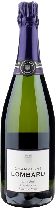 Vorderseite Lombard Champagne 1er Cru Blanc de Noirs Extra Brut