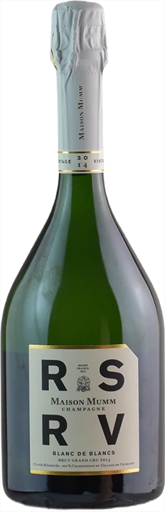 Vorderseite Maison Mumm Champagne RSRV Blanc de Blancs Grand Cru Brut 2014