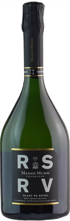 Vorderseite Maison Mumm Champagne RSRV Blanc de Noirs 2012