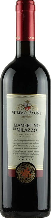 Front Mimmo Paone Mamertino Rosso 2015