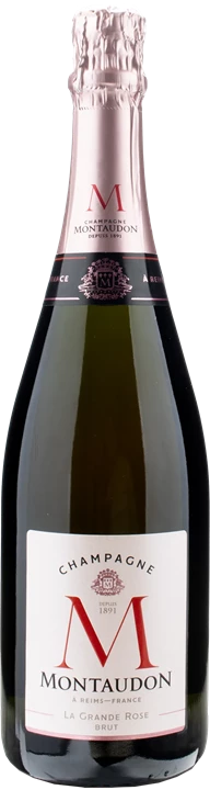 Vorderseite Montaudon Champagne La Grande Rosé Brut