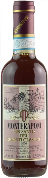 Vorderseite Monteraponi Vin Santo 0,375L 2006